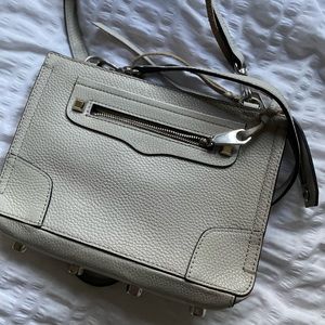 Gray Rebecca Minkoff crossbody bag